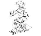 Sanyo FT V96 cabinet & chassis diagram