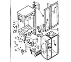 Kenmore 1067610502 cabinet parts diagram