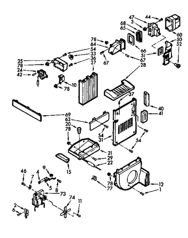 Air flow and control parts