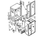 Kenmore 1067610543 cabinet parts diagram