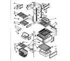 Kenmore 1067610503 liner parts diagram