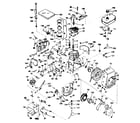 Tecumseh HS40-55531G basic engine diagram