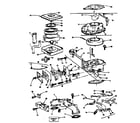 Craftsman 917253725 air cleaner-carburetor group diagram