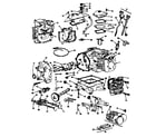 Briggs & Stratton 402417-0687-01 cylinder, crankshaft and engine base group diagram