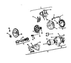 Briggs & Stratton 402417-0687-01 starter motor group diagram