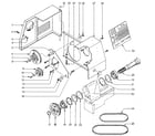 Craftsman 549289000 pulley assembly diagram