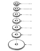 Set of change gears