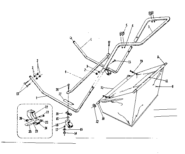 Frame and basket assembly
