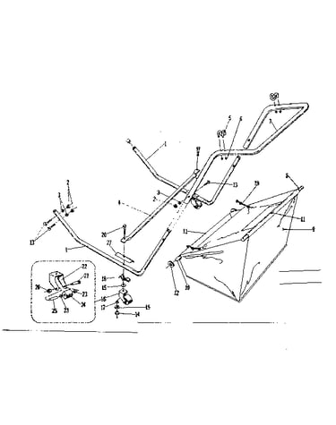Frame and basket assembly