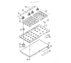 Sears 27258340 keyboard assembly diagram
