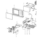 LXI 56450930350 front cabinet assembly diagram