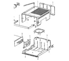 LXI 56450930350 top and bottom cabinet assembly diagram