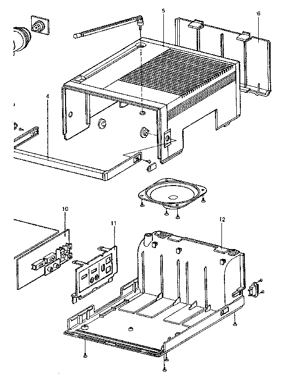 Top and bottom cabinet assembly