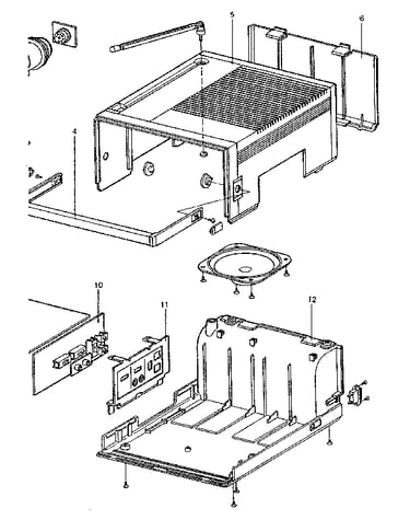 Top and bottom cabinet assembly