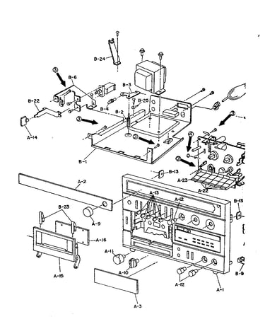 Cabinet chassis parts