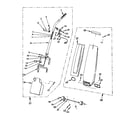 Kenmore 1753185183 handle and bag housing diagram