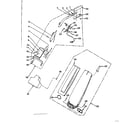 Kenmore 1753192283 handle and bag housing diagram