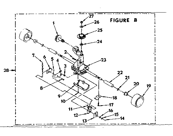 Wheel and axel assembly