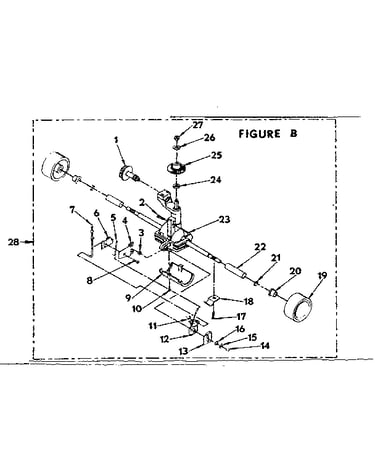 Wheel and axel assembly