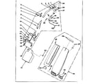 Kenmore 1753195083 handle and bag housing diagram