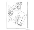 Kenmore 1753292283 handle and bag housing diagram