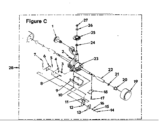 Wheel and axel assembly