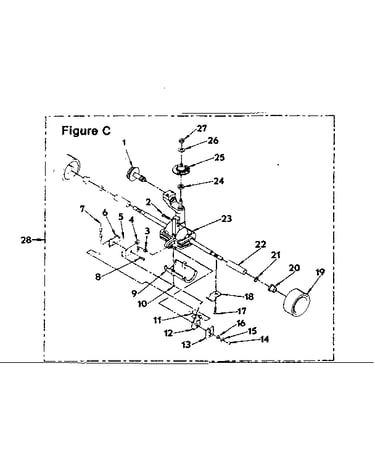 Wheel and axel assembly