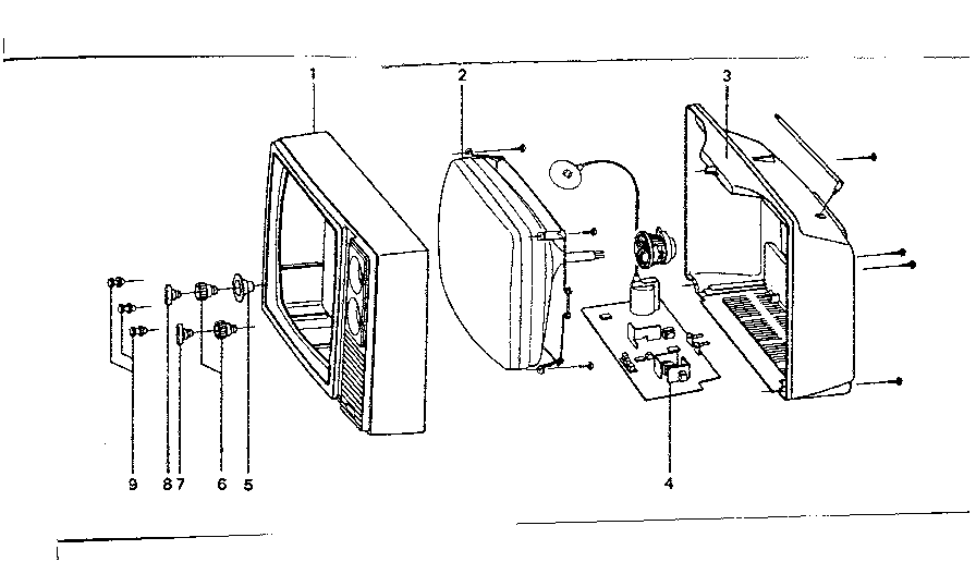 CABINET PARTS LIST