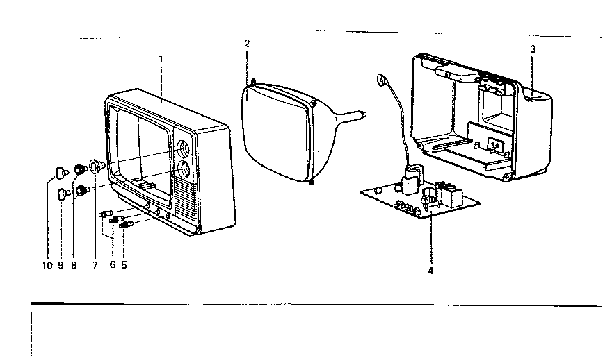 CABINET PARTS LIST