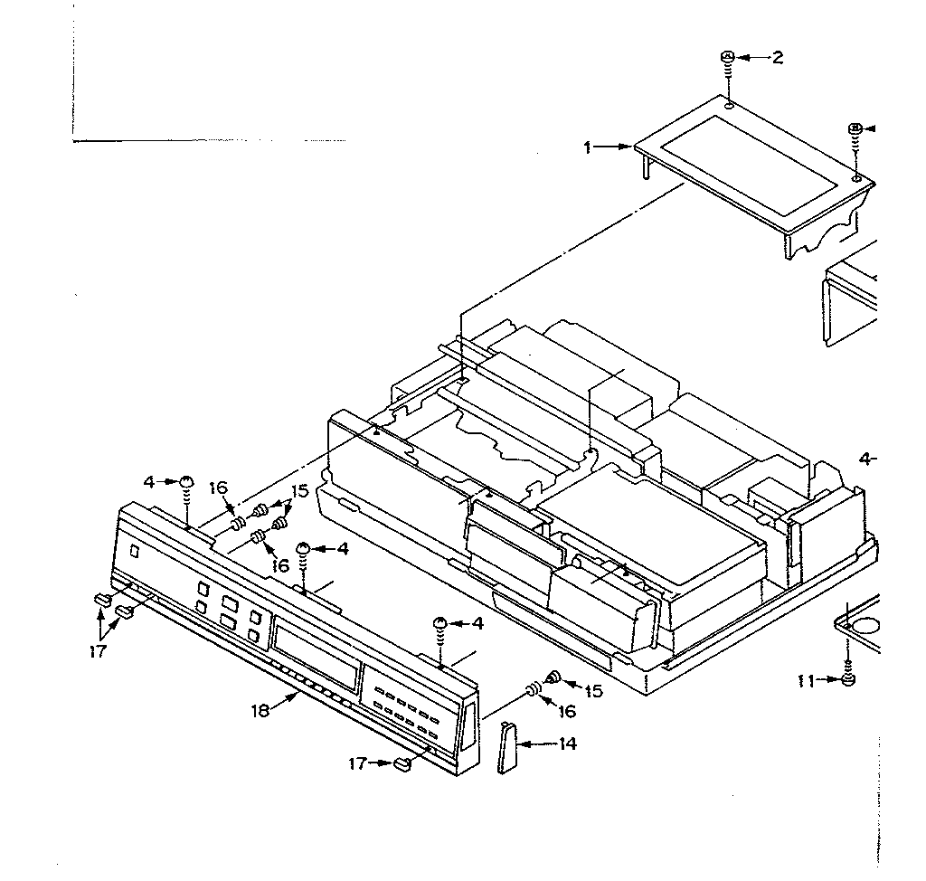 Front panel assembly