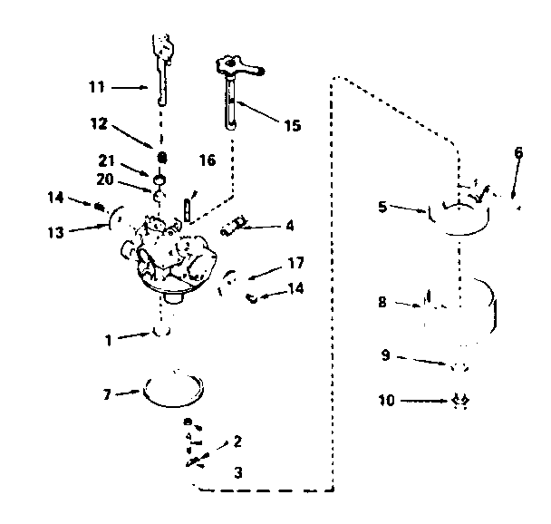 CARBURETOR NUMBER 632278