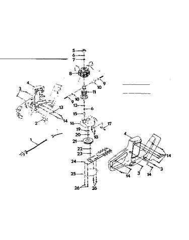 Motor and housing assembly