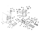 Kenmore 1268906024 cabinet parts diagram