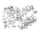 Craftsman 900011 engine and blade assembly diagram