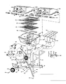 Burner section and cart