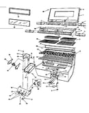 Grill and burner section