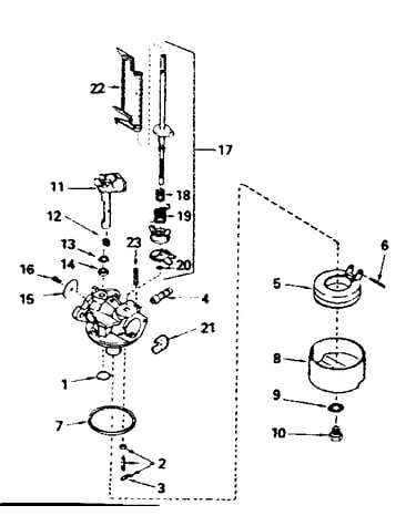 Carburetor no. 632132a