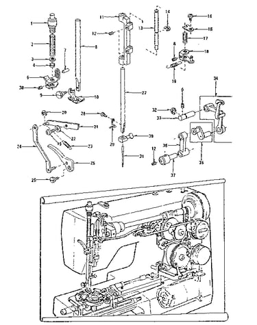 Presser bar assembly