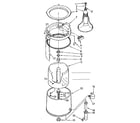 Kenmore 1107433700 tub and basket assembly diagram
