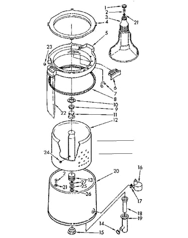 Tub and basket assembly