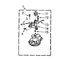 Kenmore 1107433700 water pump diagram