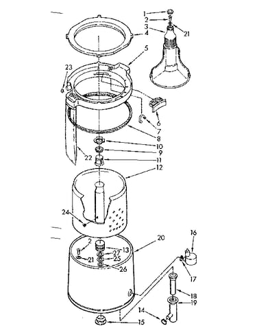 Tub and basket assembly