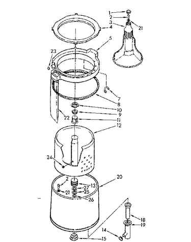 Tub and basket assembly