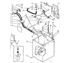Kenmore 11074470100 cabinet parts diagram