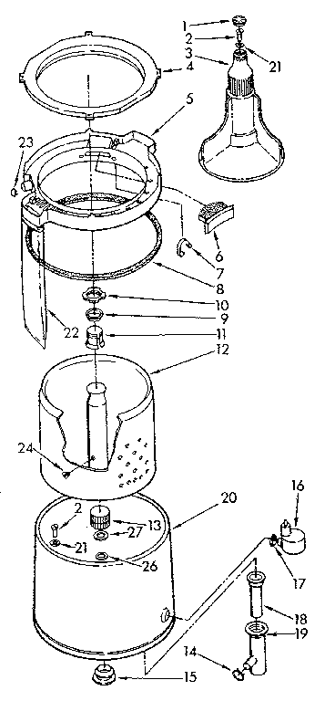 Tub and basket assembly