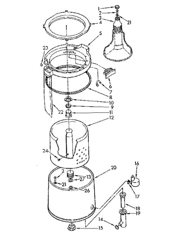 Tub and basket assembly