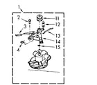 Kenmore 11074470100 water pump diagram