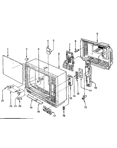 Cabinet parts list