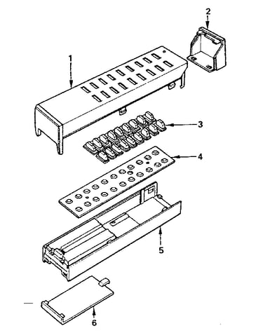 Remote transmitter parts list