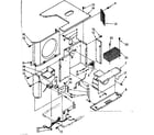 Kenmore 5848731850 air flow and control parts diagram